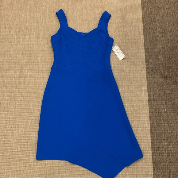 NWT Shoshana | Textured Stretch Fit & Flare Dress - Picture 3 of 8